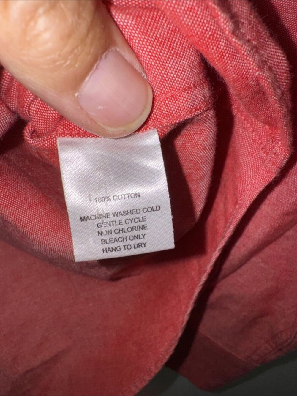 UNTUCKit Shirt Mens Large Red Button Up Long Sleeve - Picture 4 of 8